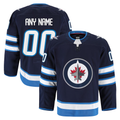 My Store Custom W.Jets Navy Home Authentic Pro Jerseys