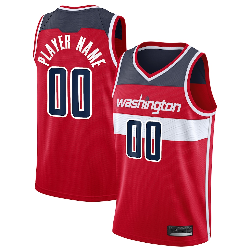 My Store Custom W.Wizards Red 202021 Swingman Jerseys - Icon Edition