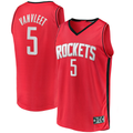 My Store H.Rockets #5 Fred VanVleet Red Fast Break Replica Player Stitched Jerseys- Icon Edition