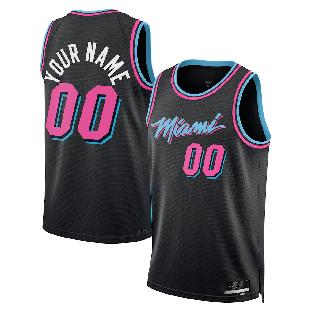 My Store Custom M.Heat 202526 City Edition Swingman Jerseys