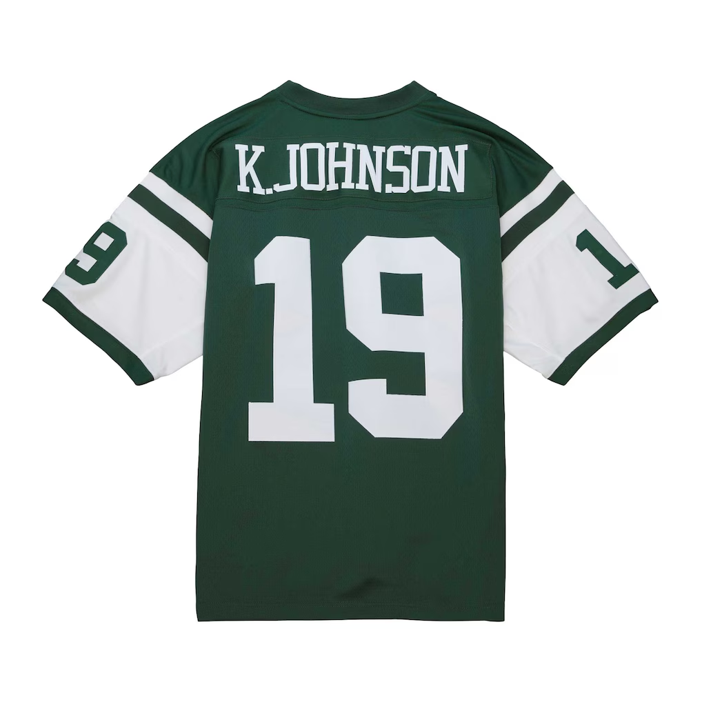 My Store NY.Jets #19 Keyshawn Johnson Mitchell & Ness Green Legacy Replica Stitched Jerseys