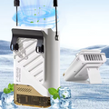 Air Outlet Portable Waist Fan with Belt Clip, Silent Hanging Neck Fan, Rechargeable Mini Cooling Fan for Outdoor Travel Office