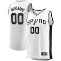 My Store Custom SA.Spurs White Fast Break Replica Stitched Jerseys- Association Edition