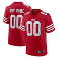 My Store Custom SF.49ers Game Home Scarlet Stitched Jerseys