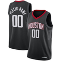 My Store Custom H.Rockets Black Swingman Stitched Jerseys - Statement Edition